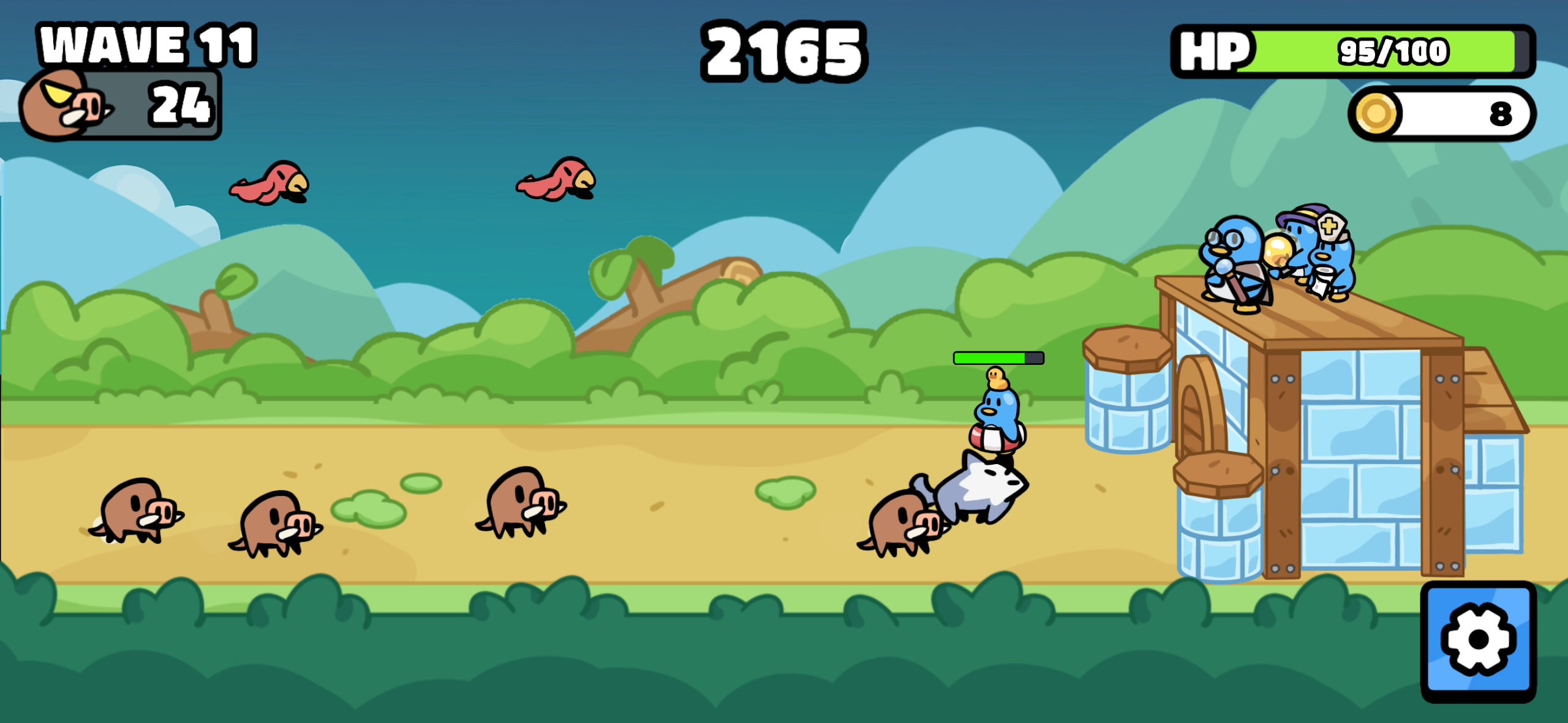 WADDLE WARS: ROGUELIKE DEFENSE -GameExp